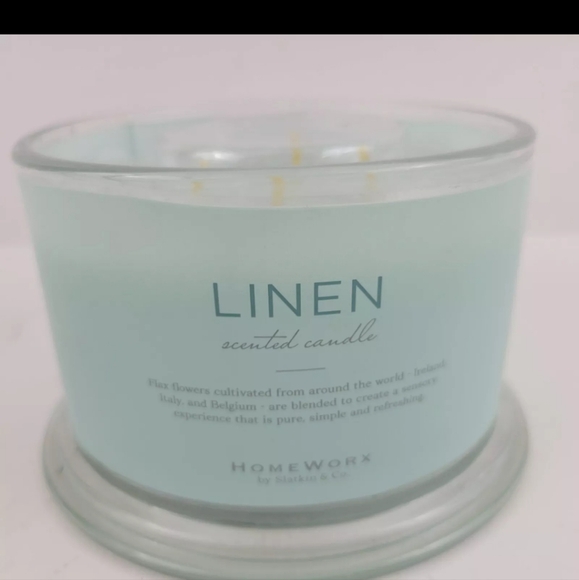 Homeworx by Harry Slatkin Linen Scented Candle 18 oz. - Picture 3 of 5